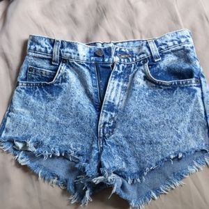 Levi's denim high rise shorts